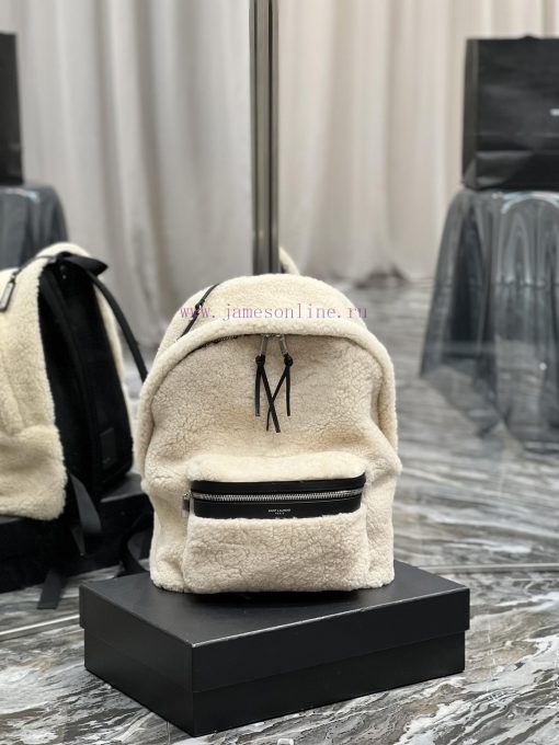 Yves Saint Laurent Bags Backpack arrived _ Small lamb woolThe feeling of autumn and winter is here~The fur and fur a 9e5slix7 - Image 2