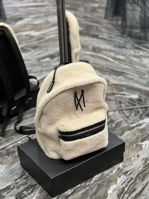Yves Saint Laurent Bags Backpack arrived _ Small lamb woolThe feeling of autumn and winter is here~The fur and fur a 9e5slix7 - Image 5