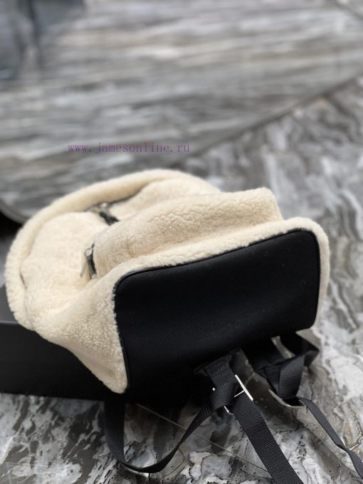 Yves Saint Laurent Bags Backpack arrived _ Small lamb woolThe feeling of autumn and winter is here~The fur and fur a 9e5slix7 - Image 10