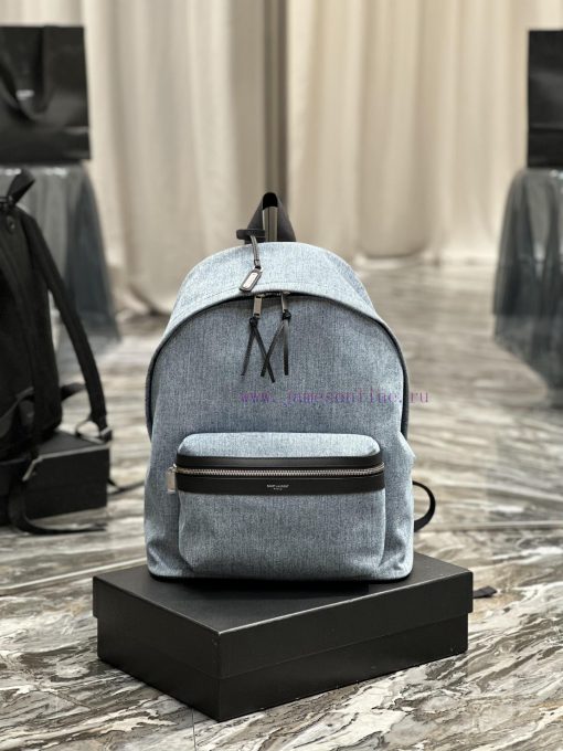 Yves Saint Laurent Bags Backpack Arrived _ Washed denim with leatherThis backpack is specially crafted with exquisit dfu0mc6g