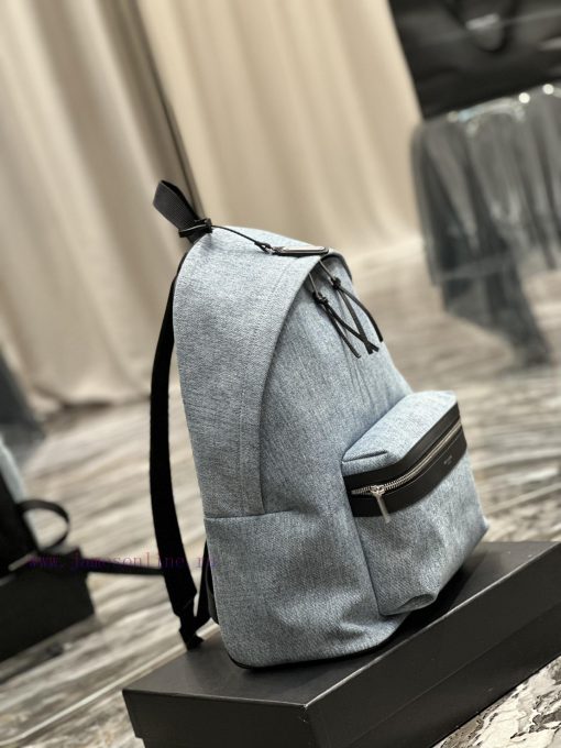 Yves Saint Laurent Bags Backpack Arrived _ Washed denim with leatherThis backpack is specially crafted with exquisit dfu0mc6g - Image 4