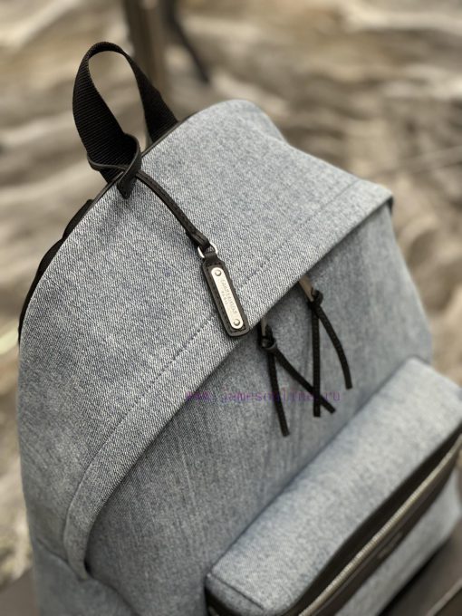 Yves Saint Laurent Bags Backpack Arrived _ Washed denim with leatherThis backpack is specially crafted with exquisit dfu0mc6g - Image 5