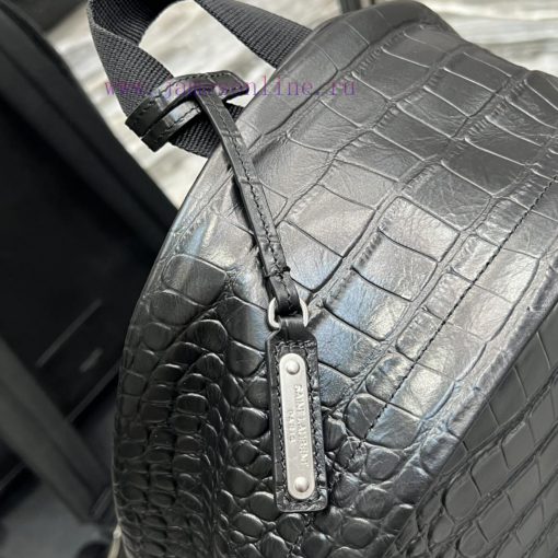Yves Saint Laurent Bags Backpack Arrived _ Crocodile Pattern Leather StyleThis backpack is specially crafted with ex x7fwqdl0 - Image 6