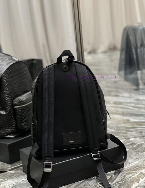 Yves Saint Laurent Bags Backpack Arrived _ Crocodile Pattern Leather StyleThis backpack is specially crafted with ex x7fwqdl0 - Image 9