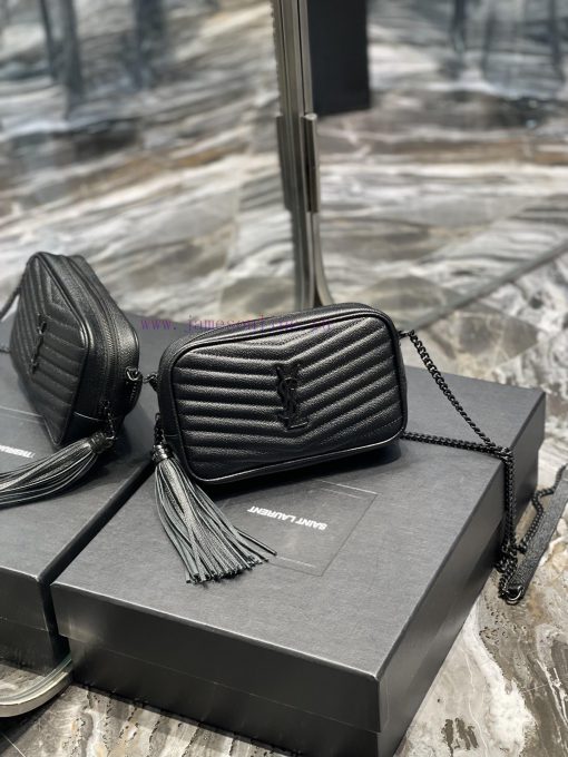 Yves Saint Laurent Bags Black buckle_Top class imported cowhide camera bag, ZP open mold printing, to be identical, uepc3n1q - Image 3