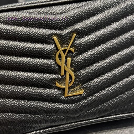 Yves Saint Laurent Bags Black gold buckle_Top class imported cowhide camera bag, ZP open mold printing, to be identi 0cx03ay0 - Image 5