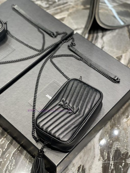 Yves Saint Laurent Bags Black buckle_Top class imported cowhide camera bag, ZP open mold printing, to be identical, uepc3n1q - Image 8