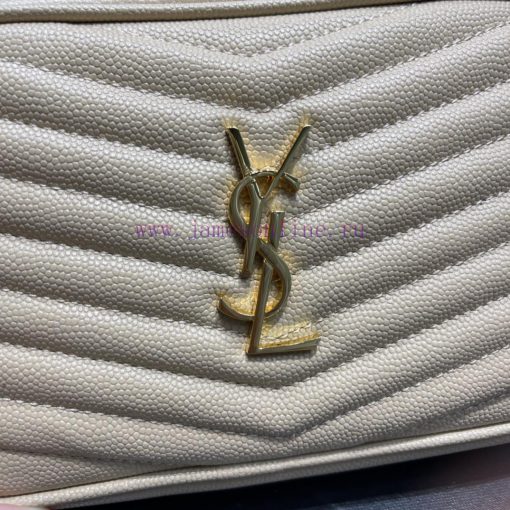 Yves Saint Laurent Bags Apricot colored gold buckle_Top class imported cowhide camera bag, ZP open mold printing, to b6n5iw0k - Image 5