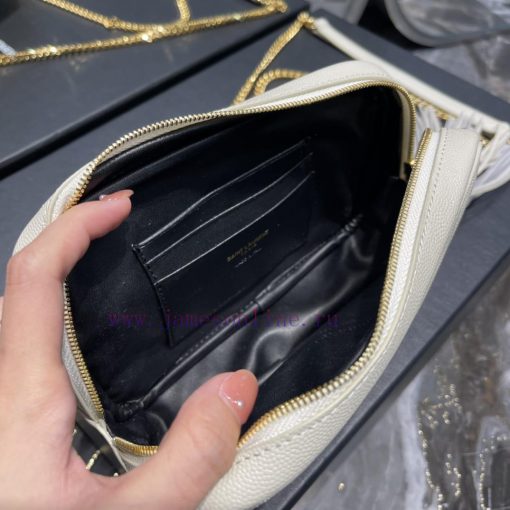 Yves Saint Laurent Bags White gold buckle_Top class imported cowhide camera bag, ZP open mold printing, to be identi xlu4nybt - Image 10