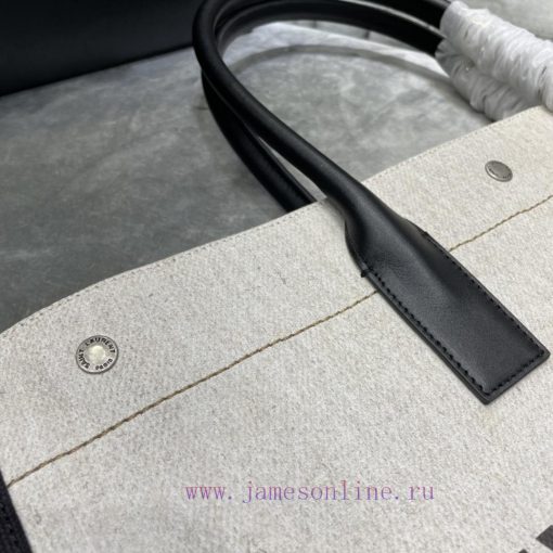 Yves Saint Laurent Bags Rive Gauche Tote Bag, Left Bank Shopping Bag ️, from custom linen fabric to silk screen prin i4n4wrma - Image 8