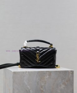 Yves Saint Laurent Bags Mini College Oil Wax Leather Chain Small PostmanThe texture of this small bag is super goodT h0npvxeu