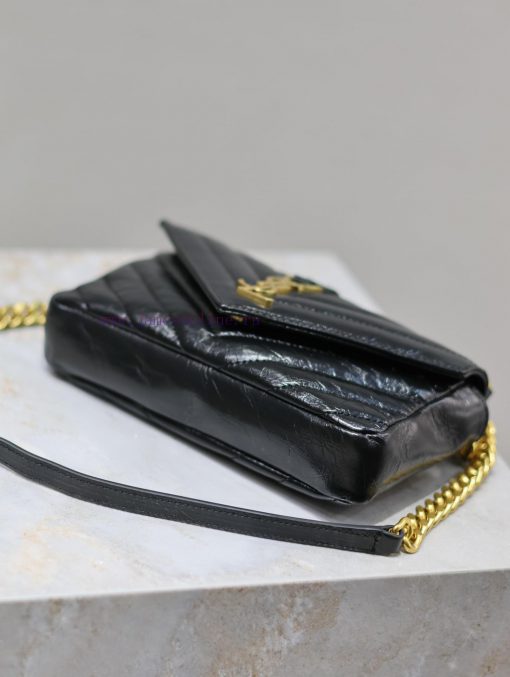 Yves Saint Laurent Bags Mini College Oil Wax Leather Chain Small PostmanThe texture of this small bag is super goodT h0npvxeu - Image 6