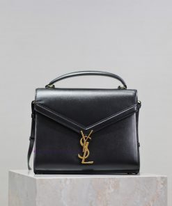 Yves Saint Laurent Bags Black gold buckle toothpick patternCASSANDRA_ briefcase, made of Italian imported cowhide, p nolululs