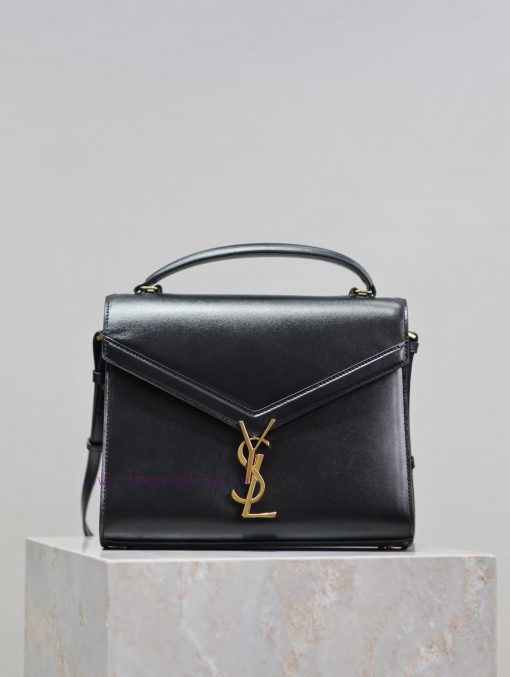 Yves Saint Laurent Bags Black gold buckle toothpick patternCASSANDRA_ briefcase, made of Italian imported cowhide, p nolululs