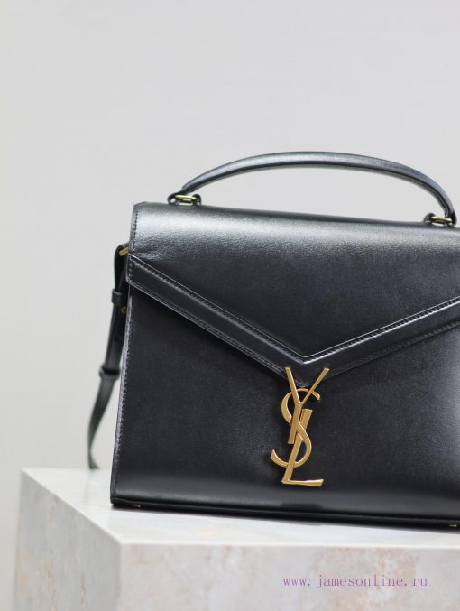 Yves Saint Laurent Bags Black gold buckle toothpick patternCASSANDRA_ briefcase, made of Italian imported cowhide, p nolululs - Image 4