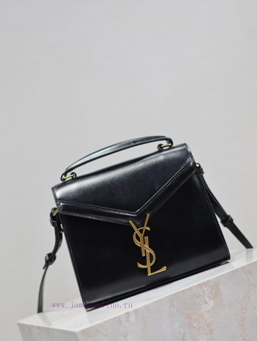 Yves Saint Laurent Bags Black gold buckle toothpick patternThe other design of the CASSANDRA mini handbag series is bg6iaw2u - Image 3