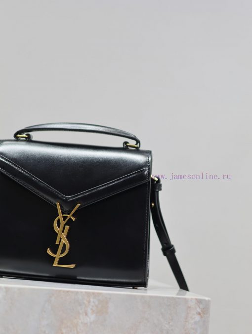 Yves Saint Laurent Bags Black gold buckle toothpick patternThe other design of the CASSANDRA mini handbag series is bg6iaw2u - Image 4