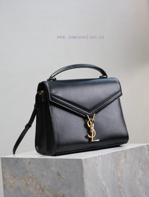 Yves Saint Laurent Bags Black gold buckle toothpick patternCASSANDRA_ briefcase, made of Italian imported cowhide, p nolululs - Image 6