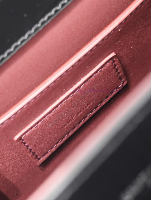 Yves Saint Laurent Bags Black silver button crocodile patternCASSANDRA_ briefcase, made of Italian imported cowhide, k5xiw0mv - Image 10