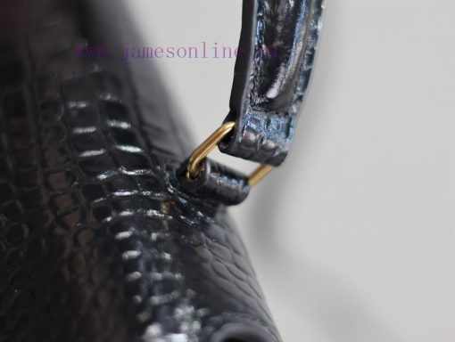 Yves Saint Laurent Bags Black gold buckle crocodile patternCASSANDRA_ briefcase, made of Italian imported cowhide, p qm2yd5wi - Image 7