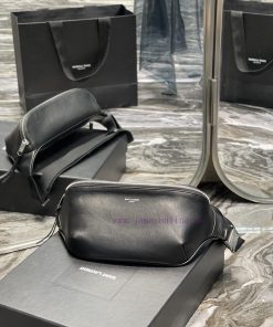 Yves Saint Laurent Bags ClassiC black genuine leather waist bag&chest bag, made of 100% top-grade lambskin, with 3 c 9z0kzwgd
