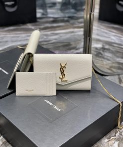 Yves Saint Laurent Bags 𝑈𝑝𝑡𝑜𝑤𝑛 _ Mini envelope packageThe most classic iconic metal logo, paired with a detachable c 5r8x0ohy