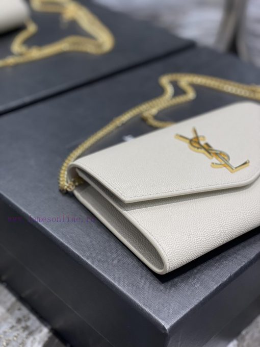 Yves Saint Laurent Bags 𝑈𝑝𝑡𝑜𝑤𝑛 _ Mini envelope packageThe most classic iconic metal logo, paired with a detachable c 5r8x0ohy - Image 6
