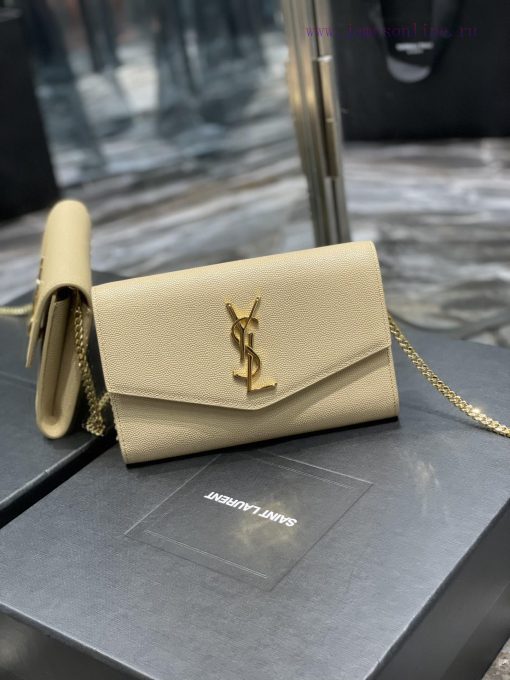 Yves Saint Laurent Bags 𝑈𝑝𝑡𝑜𝑤𝑛 _ Mini envelope packageThe most classic iconic metal logo, paired with a detachable c bi1rz8g5 - Image 3