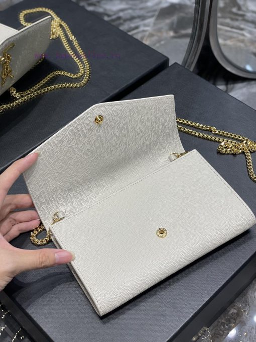 Yves Saint Laurent Bags 𝑈𝑝𝑡𝑜𝑤𝑛 _ Mini envelope packageThe most classic iconic metal logo, paired with a detachable c 5r8x0ohy - Image 7