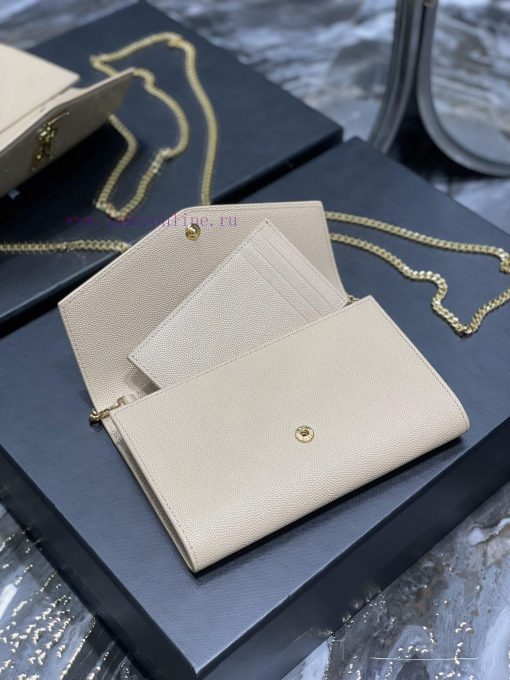 Yves Saint Laurent Bags 𝑈𝑝𝑡𝑜𝑤𝑛 _ Mini envelope packageThe most classic iconic metal logo, paired with a detachable c bi1rz8g5 - Image 8