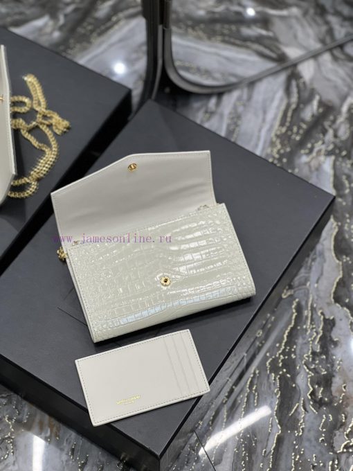 Yves Saint Laurent Bags 𝑈𝑝𝑡𝑜𝑤𝑛 _ Mini envelope packageThe most classic iconic metal logo, paired with a detachable c vwvlxxu6 - Image 9