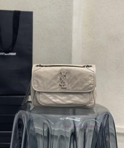Yves Saint Laurent Bags 𝐍𝐢𝐤𝐢𝟐𝟖𝐜𝐦 _ Milk Tea ColorBreakthrough in using used oil wax cowhide, the waxing effect is a ahmpind7