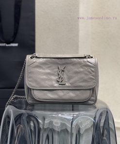 Yves Saint Laurent Bags 𝐍𝐢𝐤𝐢𝟐𝟖𝐜𝐦 _ GreyBreakthrough in using used oil wax cowhide, the waxing effect is a bit like a jx4f3z2u