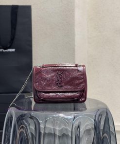 Yves Saint Laurent Bags 𝐍𝐢𝐤𝐢𝟐𝟐𝐜𝐦 _Wine RedThe most popular NIKI in history has launched the baby size, which is ligh 7wj2chfe