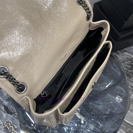 Yves Saint Laurent Bags 𝐍𝐢𝐤𝐢𝟐𝟖𝐜𝐦 _ Milk Tea ColorBreakthrough in using used oil wax cowhide, the waxing effect is a ahmpind7 - Image 10