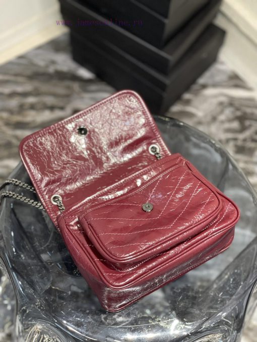 Yves Saint Laurent Bags 𝐍𝐢𝐤𝐢𝟐𝟐𝐜𝐦 _Wine RedThe most popular NIKI in history has launched the baby size, which is ligh 7wj2chfe - Image 9