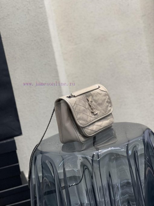 Yves Saint Laurent Bags 𝐍𝐢𝐤𝐢𝟐𝟐𝐜𝐦 _ Milk Tea ColorThe most popular NIKI in history has launched the baby size, which g7g8ae0v - Image 4