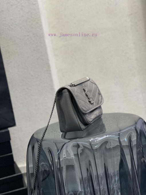 Yves Saint Laurent Bags 𝐍𝐢𝐤𝐢𝟐𝟐𝐜𝐦 _ GreyThe most popular NIKI in history has launched the baby size, which is lightwe 04tpe0gy - Image 4