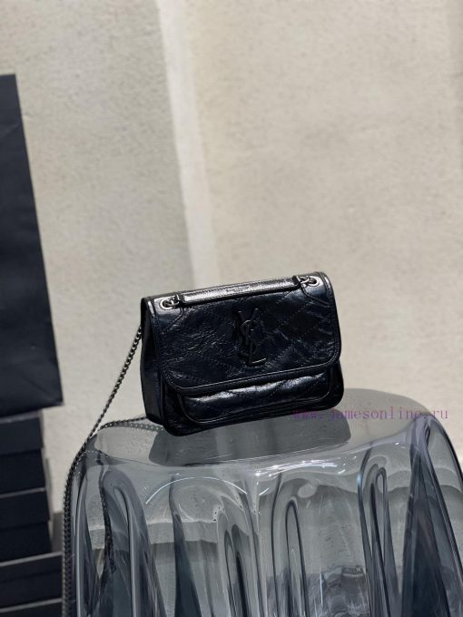 Yves Saint Laurent Bags 𝐍𝐢𝐤𝐢𝟐𝟐𝐜𝐦 _ BlackThe most popular NIKI in history has launched the baby size, which is lightw x80q9kvh - Image 3