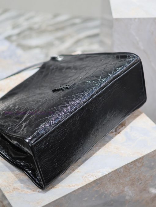 Yves Saint Laurent Bags NewNiki shopping bag_ LargeImported wrinkled oil wax cowhide from Italy, wrapped entirely in katuqm4s - Image 10