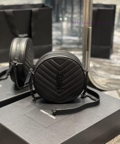 Yves Saint Laurent Bags The latest VINYLE cute round bag is made of imported Italian cowhide, carefully crafted with 64qah8pc