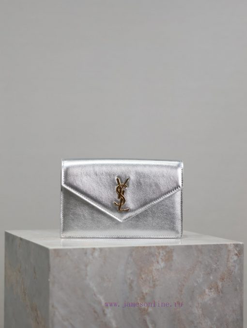 Yves Saint Laurent Bags Silver gold buckle plain weave_The WoC small envelope bag is coming soon. When it comes to e 7e5erp1o - Image 2