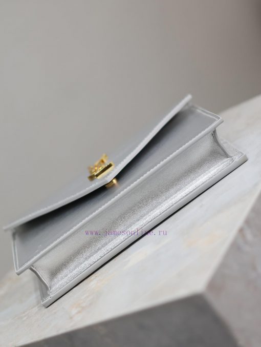 Yves Saint Laurent Bags Silver gold buckle plain weave_The WoC small envelope bag is coming soon. When it comes to e 7e5erp1o - Image 8