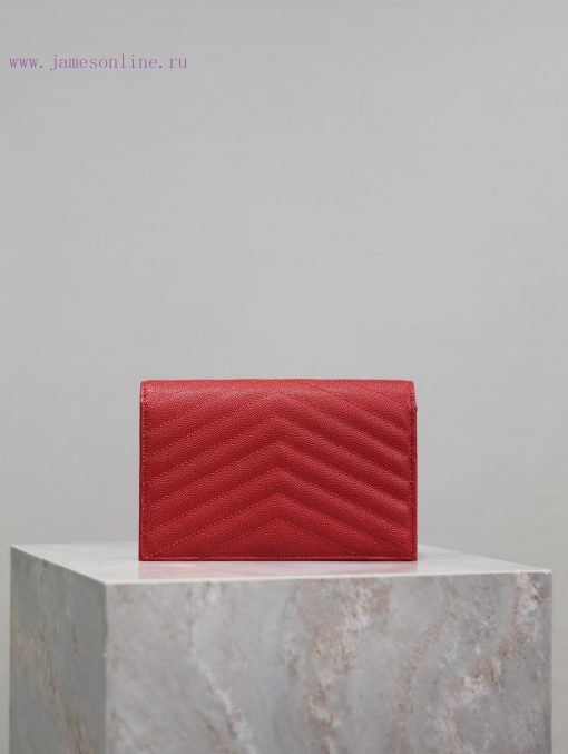 Yves Saint Laurent Bags Red Golden Button Caviar_The WoC small envelope bag is coming soon. When it comes to envelop yb2ap02f - Image 7