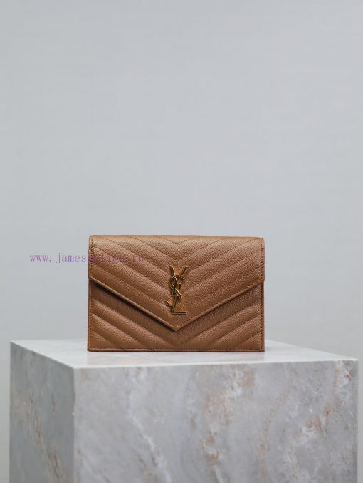 Yves Saint Laurent Bags Caramel Golden Button Caviar_The WoC small envelope bag is coming soon. When it comes to env 3u5psrb5 - Image 2