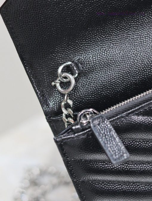 Yves Saint Laurent Bags Black silver button caviar_The WoC small envelope bag is coming soon. When it comes to envel 2b970l5u - Image 10