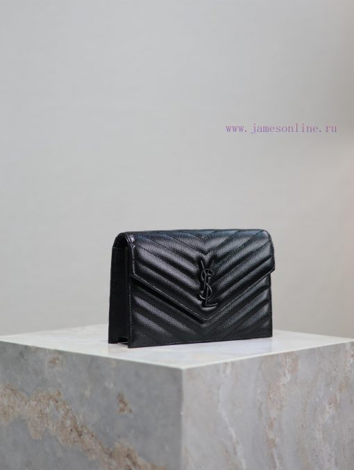 Yves Saint Laurent Bags Black button caviar_The WoC small envelope bag is coming soon. When it comes to envelope bag jwns8o7i - Image 6