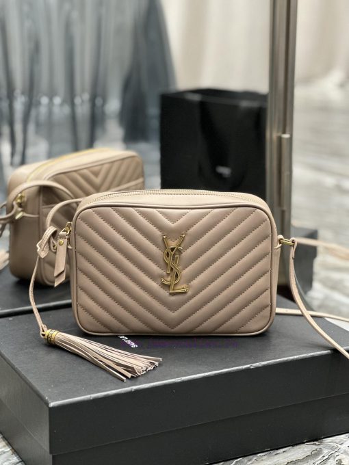 Yves Saint Laurent Bags NewLou Camera Bag - Bare Pink Gold BuckleTop level imported Italian cowhide camera bag. Hong m1cbsqlv
