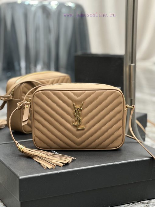 Yves Saint Laurent Bags NewLou Camera Bag _ Caramel Gold BuckleTop level imported Italian cowhide camera bag. Hong K 5yvp2fz2 - Image 2