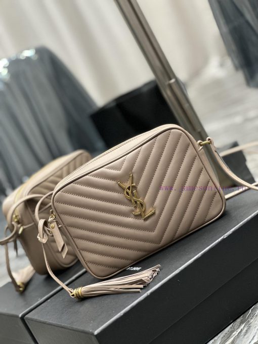 Yves Saint Laurent Bags NewLou Camera Bag - Bare Pink Gold BuckleTop level imported Italian cowhide camera bag. Hong m1cbsqlv - Image 3